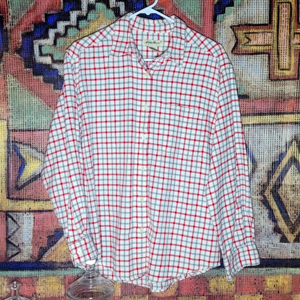 EDDIE BAUER Plaid Flannel Shirt